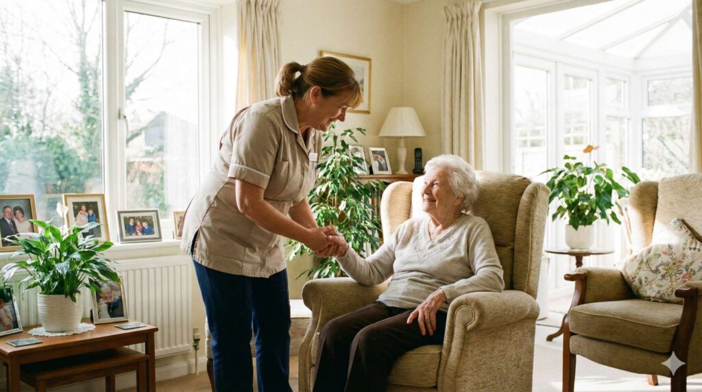 長照2.0居家服務情境與照顧示意圖