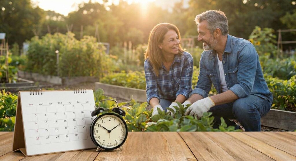 退休後時間管理示意圖